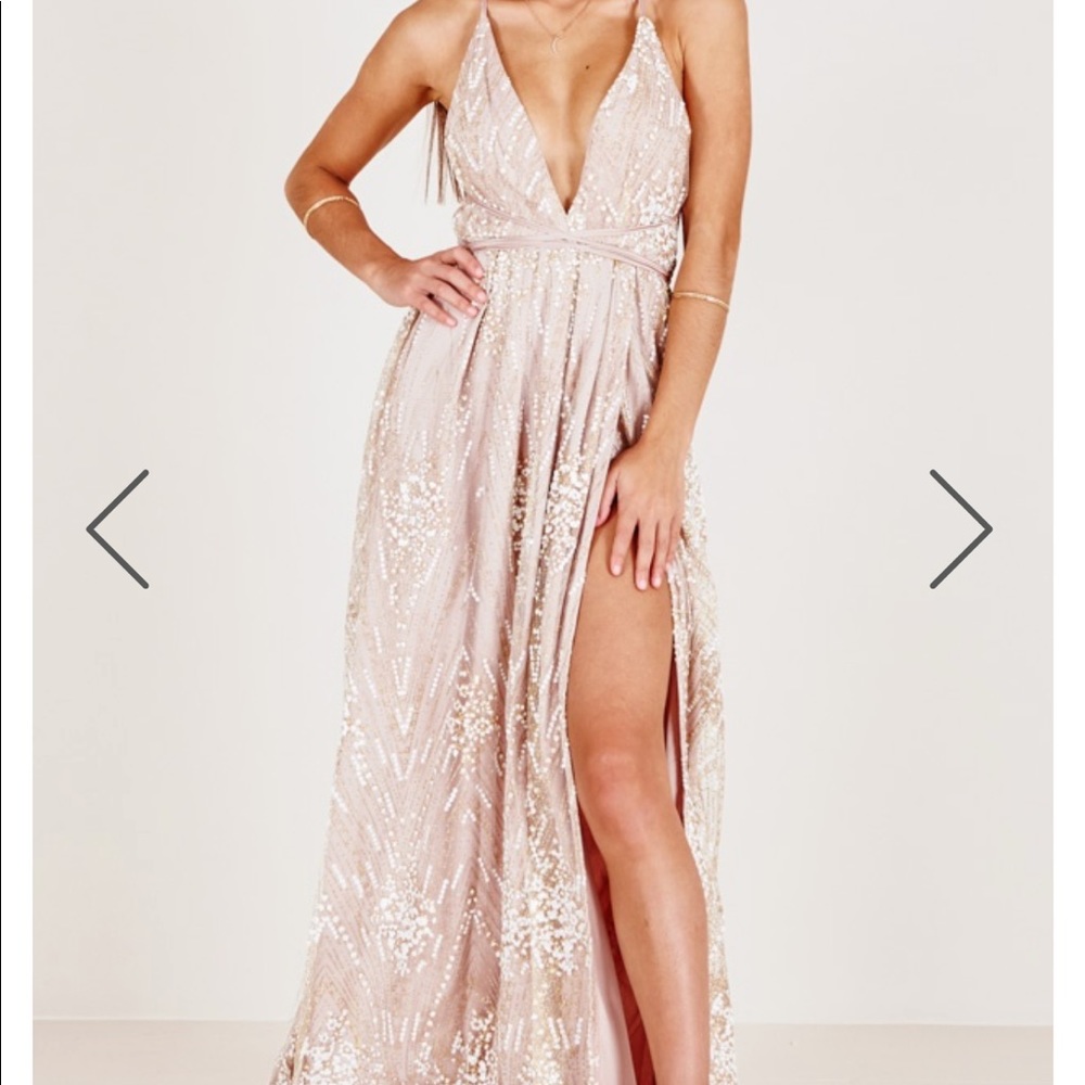 Showpo maxi tie dress